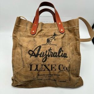 Australia Luxe Collective Brown Tote bag / Shoulder Bag Handbag Purse NWT